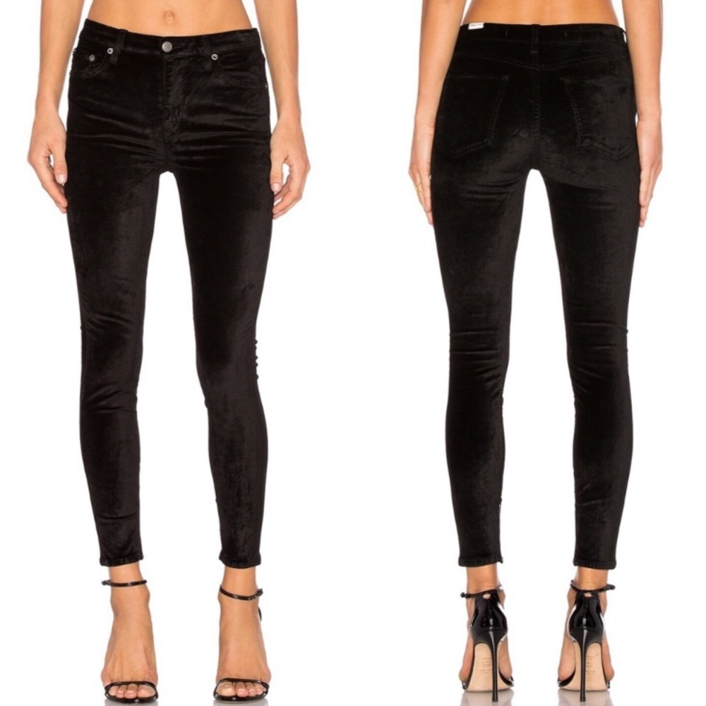 Lovers + Friends Mason Velvet Skinny Jeans - Picture 1 of 2
